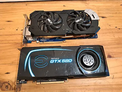 £0.99 • Buy 2 FAULTY UNTESTED Graphics Cards 1x EVGA GeForce GTX 580 1x Unknown