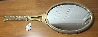Pottery Barn Teen Tennis Racket Mirror With Hooks  • $129