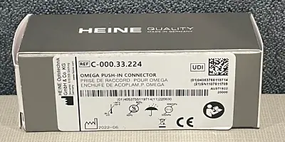 $60 • Buy Heine Omega BIO RCA Plug Push-In Connector (C-000.33.224)