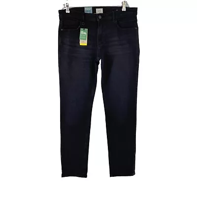 Camel Active HOUSTON Mens Black Stretch Regular Straight Fit Jeans W36 L34 • £39.99