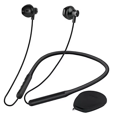 Q2 Wireless Neckband Bluetooth Headphones Neckband Earbuds With Pure Black • $33.65