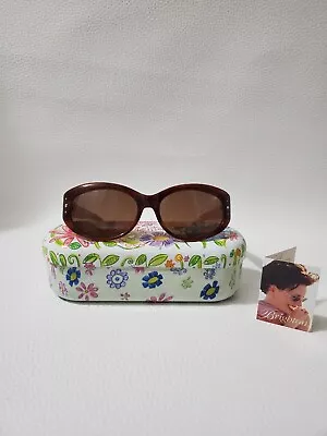 RARE ROSE BUD By Brighton Womens Vintage Sunglasses. With Hard Case. • $50