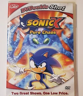 Sonic X Anime Dub Dvd 4Kids TV Pure Chaos Doubleshot  • $5