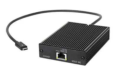 Solo 10G Thunderbolt 3 To 10GBASE-T Ethernet Adapter (SOLO10G-TB3) Open Box • $189