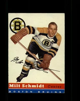 Milt Schmidt 1954-55 Topps #60 Boston Bruins • $60