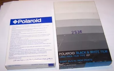 Polaroid Type 600 & 107 Unopened Film Pack Expired 04/04 & 06/73 • $14.99