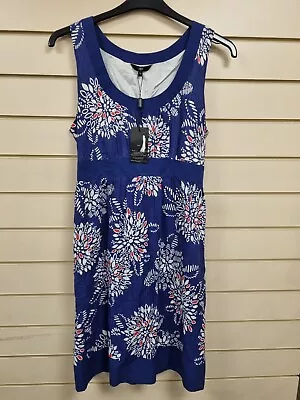 NEW! Ladies Jasper Conran Dress. Size 14. Blue Floral. • £4.99