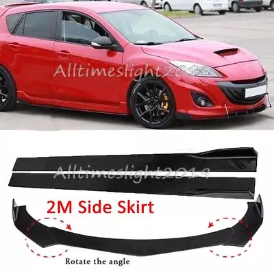 For Mazda 3 2010-2023 Front Bumper Lip Spoiler Splitter Kit+78.7  Side Skirt • $66.95