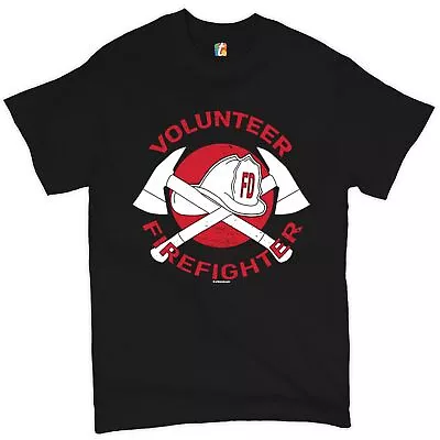 Volunteer Firefighter T-shirt First Responder Fire And Rescue Men's Tee • $17.95