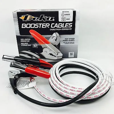 00163 Deka Booster Cables 4 Gauge 20'  • $86.14