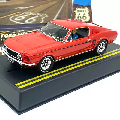 Pioneer P151 Mustang Fastback GT Red Route 66 Slot Car 1/32 Scalextric DPR • $72.95