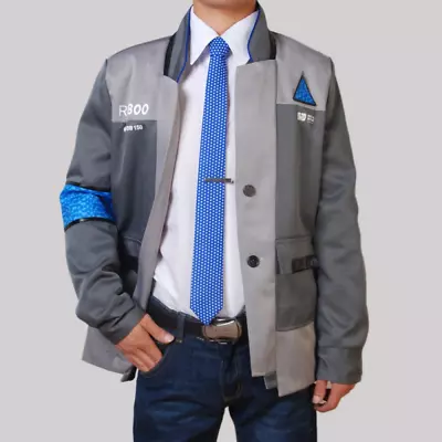 Detroit: Become Human RK800 Connor Outfit Cosplay Mens Jacket Coat Costume Suit# • $35.30