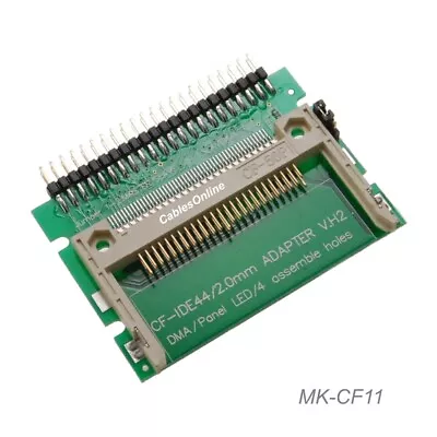 44-Pin (2.5 ) IDE Male To Compact Flash Male Adapter - MK-CF11 • $9.95