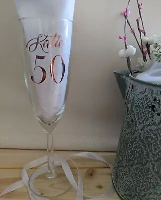 £3.75 • Buy 🍾Personalised Prosecco/champagne Glass, Bride, Bridesmaid, 18th 21st Birthday