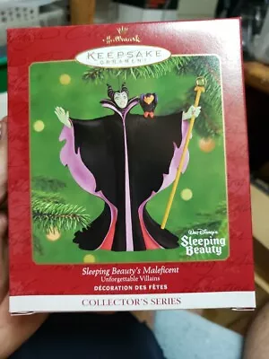 Hallmark Keepsake Ornament Sleeping Beauty's Maleficent 2000 Villains • $20.38