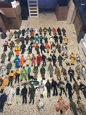 87  Vintage G.I. JOE Mixed Collection Lot Russian Marine Atomic Parts Boots Toys • $7999.99