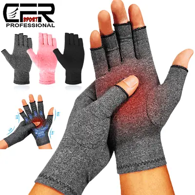 1 PAIR Copper/Cotton Arthritis Compression Gloves Hand Support Joint Pain Relief • $6.76