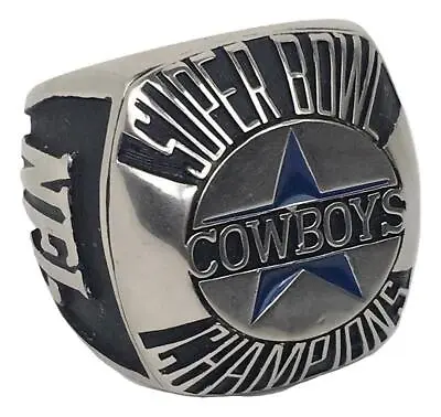 Big DALLAS COWBOYS SUPER BOWL CHAMPION 1992 XXVII Commemorative Paperweight Ring • $171.60