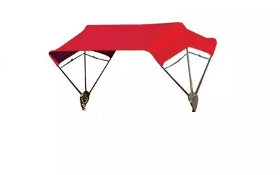 $199.95 • Buy Red Complete 3 Bow 40  Buggy Top Tractor Umbrella Frame & Canvas Cover TBT3