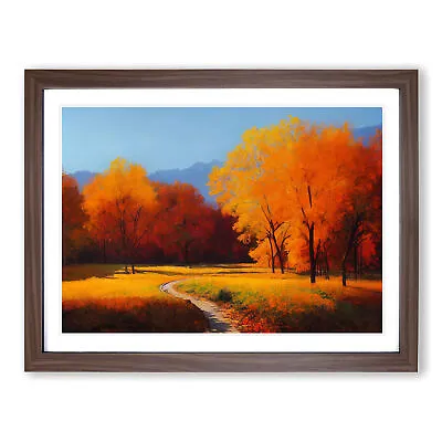 Autumn Forest Trees Vol.2 Wall Art Print Framed Canvas Picture Poster Decor • £24.95