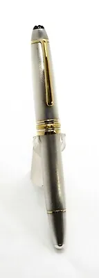 Montblanc Solitaire Fountain Pen 144s Sterling Silver Barley And Gold Plated • $926.25