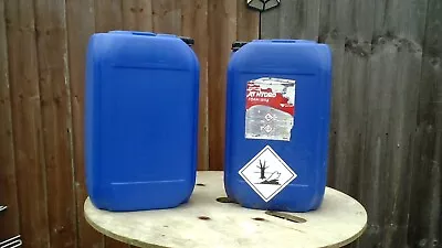 2 Old Used Empty 25litre Foam Wax Drums Water Barrels Need Good Clean • £6