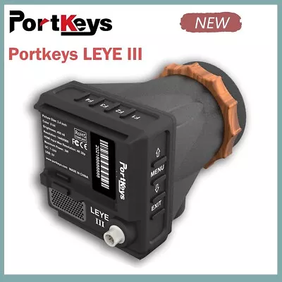 Portkeys LEYE III 4K HDMI Electronic Viewfinder 2.4  LCD Electronic Viewfinder • £409