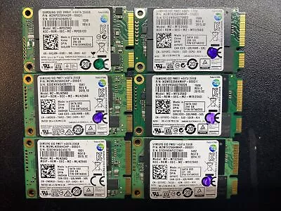 (LOT OF 6) Samsung 256GB NVMe PCIe MSATA SSD Solid State Drive • $72.95