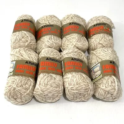 Patons Family Pure New Wool - 8 X 25g Balls - 8 Ply - Made In Australia • $32.50