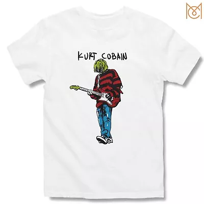 Vintage Kurt Cobain Nirvana Smells Like Teen Spirit Nevermind Aneurysm T-Shirt • $18.99