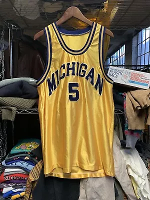 Michigan Fab 5 Jalen Rose Jersey L • $78