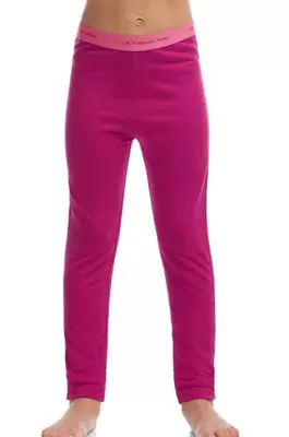 ICEBREAKER Merino Girls 11-12 Years Raspberry Pink Leggings Pants-like New • $24.50