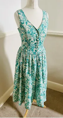 £20 • Buy Laura Ashley Vintage Dress Size 12 80s Original