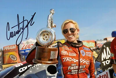 Courtney Force Signed Autograph 4x6 Photo Drag Racing NHRA Funny Car Hot Sexy • $1.99