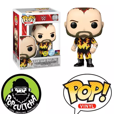 WWE - Bam Bam Bigelow Glow In The Dark Pop! Vinyl Figure  New  • $21.99