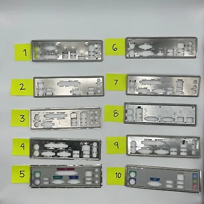 Motherboard IO Shield I/O Backplate For ATX Cases Pick One • $9.99