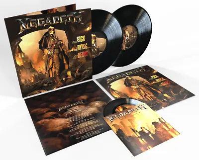 MegadethThe Sick/Dying/Dead 2LP Lenticular Cover 180 Gram Vinyl+7  NEW/SEALED • £31.19