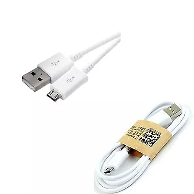 NEW USB DATA CABLE SYNC CHARGER For SAMSUNG GALAXY TAB 3 10.1 7.1 8.0  - WHITE • £1.99