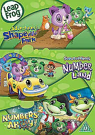 Leap Frog: Learn Numbers And Shapes DVD (2013) Chris D'Angelo Cert U Great Value • £2.98