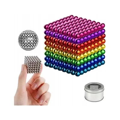 £13.49 • Buy 1000pcs Magnetic Magic Puzzle Balls Blocks Building Block Stress Relief Ball UK