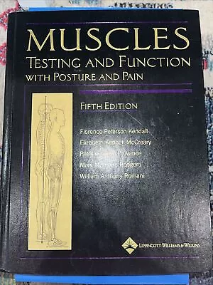 Muscles : Testing And Testing And Function With Posture And PainFunction With • $17