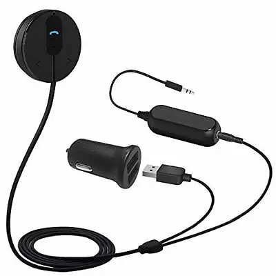 BLUETOOTH CAR KIT Wireless Receiver For Handsfree Talking Music Streaming BESIGN • $44.93