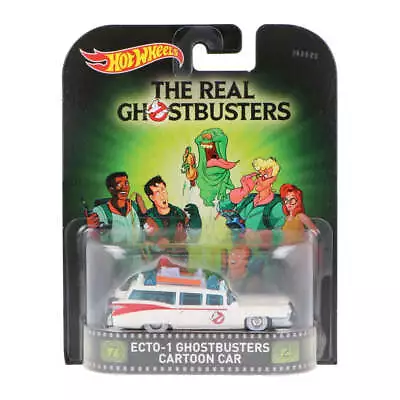 The Real Ghostbusters Ecto-1 Cartoon Car Hot Wheels 1/64 • £35.99