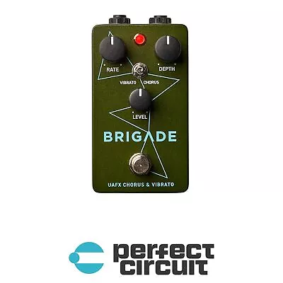 Universal Audio Brigade Chorus + Vibrato Pedal EFFECTS - DEMO - PERFECT CIRCUIT • $154