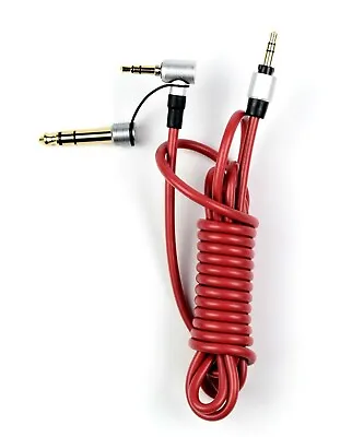 3.5mm (6.5mm) Audio Jack Replacement Coiled Aux Wire Cable For Beats By Dr. Dre • $10.98