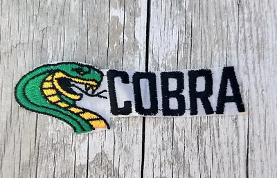 Cobra Ford Mustang Logo Racing Vintage Jacket Patch Embroidered Iron On Car • $8