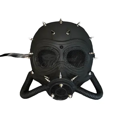 Halloween Steampunk Masquerade Mask Respirator Gas Face Mask (black) • $27.95