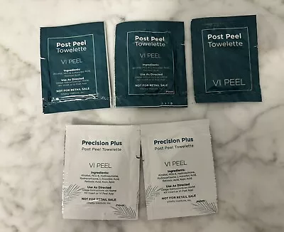 VI Derm VI Peel Aftercare Kit 5 Towelettes  (Post Peel Towelette Precision Plus) • $5