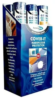 £27.20 • Buy Bond It Cover-it Temporary Waterproof Hardfloor Protection Sheet 600mm X 25/50m