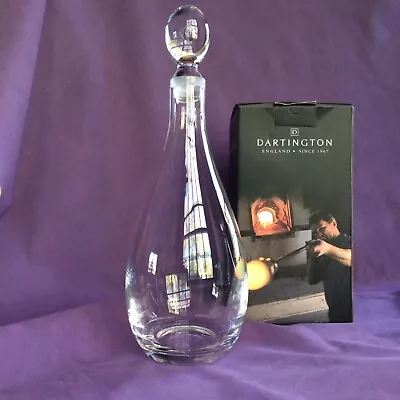£9.95 • Buy Dartington Crystal. Tall Elegant Wine Decanter With Stopper. New, Pristine. 